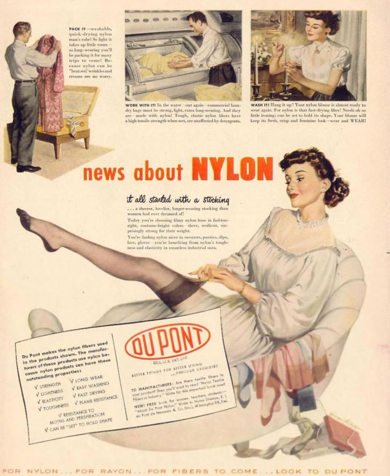 anuncio medias nylon